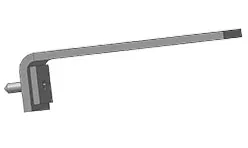 (076) Лапка приварная стальная и из легкого сплава, тип 1